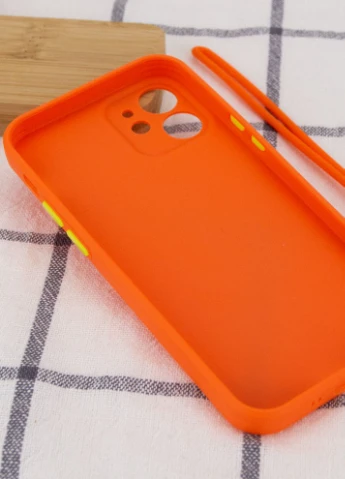 Чохол TPU Square Full Camera для Apple iPhone 12 mini (5.4 ') Помаранчевий (is_00000042148_3) Epik (229724879)