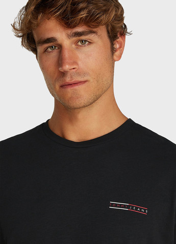 Чорна футболка Tommy Jeans
