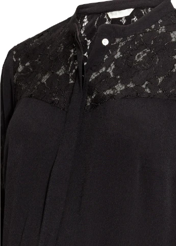Чёрная блуза для беременных H&M