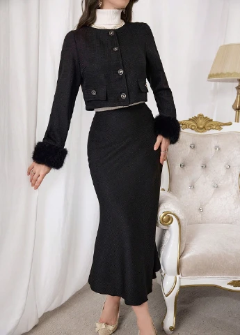 Костюм (жакет, юбка) SHEIN (342067805)