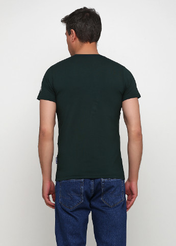 Темно-зеленая летняя футболка V&M