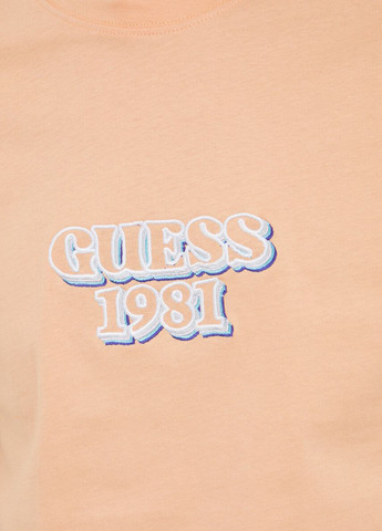 Персикова футболка Guess