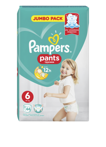 Подгузники-трусики Pants Extra Large (16+ кг), 44 шт. Pampers (15204199)