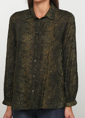 Темно-зелёная блуза Desires