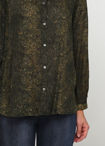 Темно-зелёная блуза Desires