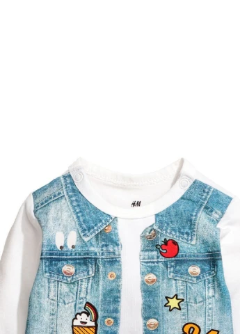 Комбінований демісезонний комплект (боді, легінси) H&M