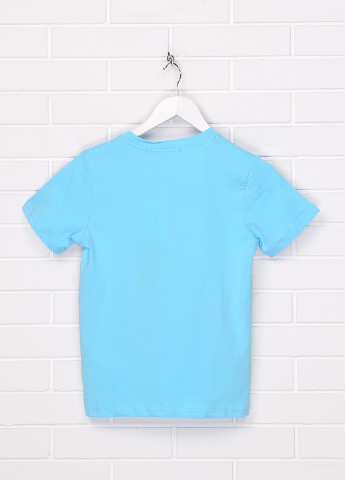Голубая летняя футболка Grace