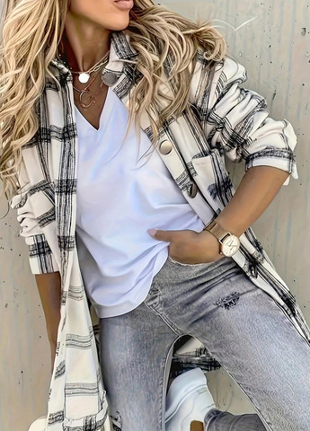 Куртка-сорочка SHEIN (332811164)