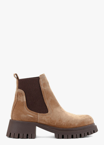 Осенние ботинки челси Le'BERDES на тракторной подошве из натуральной замши