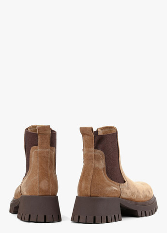 Осенние ботинки челси Le'BERDES на тракторной подошве из натуральной замши