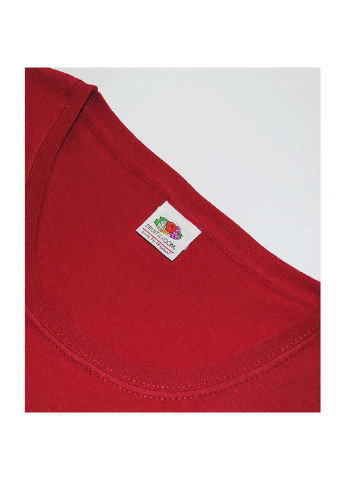 Красная демисезон футболка Fruit of the Loom 0614200BXM