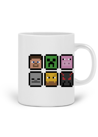 Кружка Майнкрафт (Minecraft) 330 мл Чашка Керамическая (20259-1173) MobiPrint (219774876)