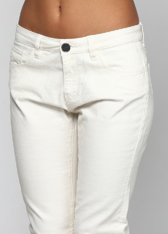 Белые кэжуал демисезонные брюки Pinko