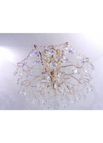 Люстра стельова кришталева 90050/4 Золото 59х49х49 см. Sunnysky (253627624)