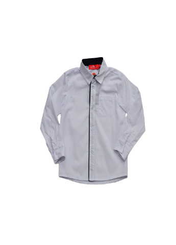 Белая классическая рубашка однотонная Piccolo L