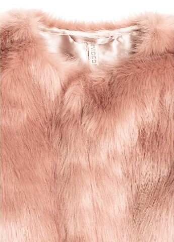 Шуба H&M блідо-рожева кежуал