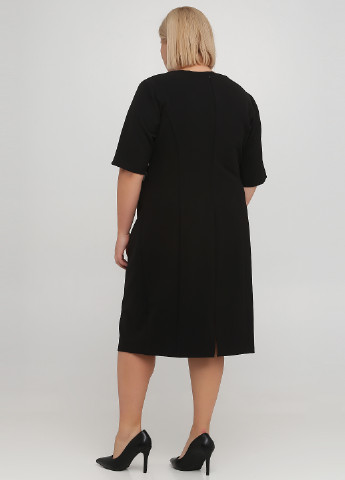Черное кэжуал платье футляр Cannella зебра