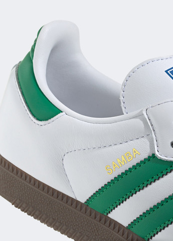 Белые летние кроссовки adidas SAMBA OG