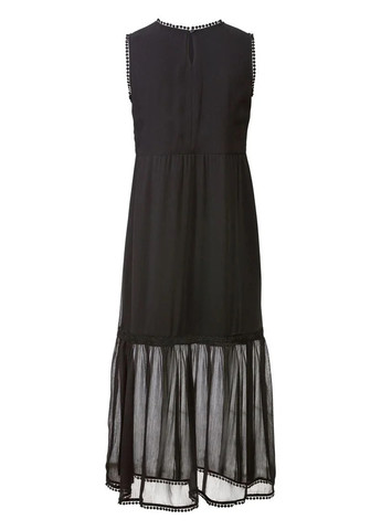 Черное кэжуал платье а-силуэт Esmara однотонное