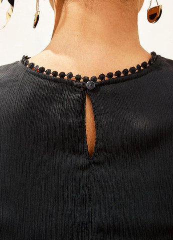 Черное кэжуал платье а-силуэт Esmara однотонное