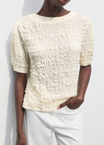 Молочна блуза SHEIN