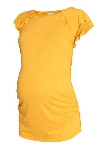 Жовта літня футболка для вагітних H&M