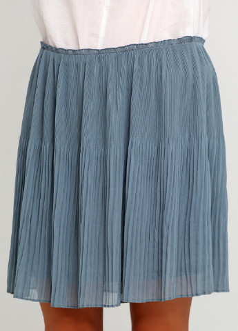 Грифельно-серая кэжуал однотонная юбка H&M плиссе