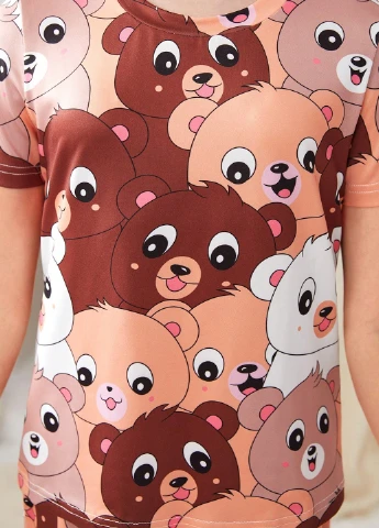 Комбинированная всесезон пижама (футболка, брюки) футболка + брюки SHEIN