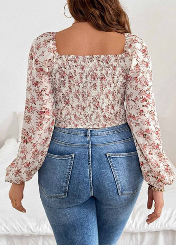 Комбинированная блуза SHEIN