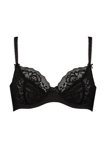 Чёрный корбей бюстгальтер Hunkemoller с косточками полиамид