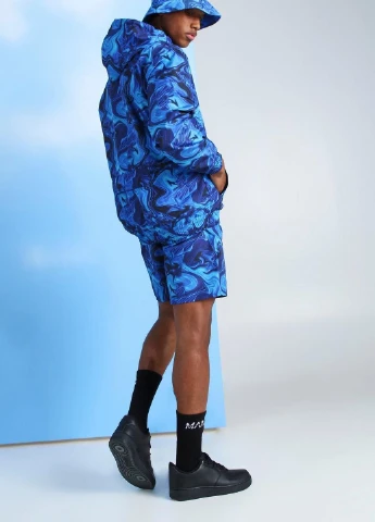 Комбинированная демисезонная ветровка Boohoo