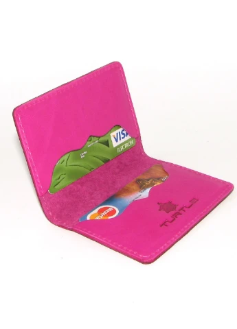 Визитница книжечка (обложка для id паспорта) G9406Pink Turtle (253932900)