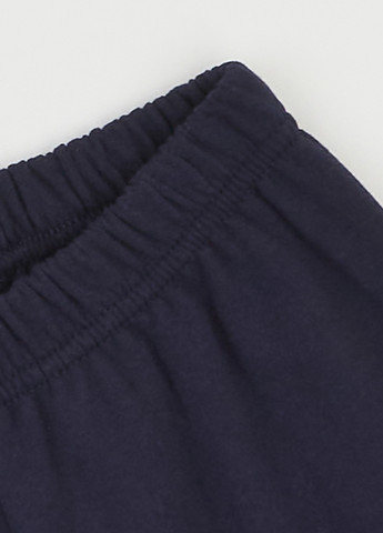 Синяя зимняя пижама (лонгслив, брюки) Фламинго