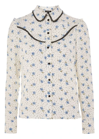 Молочна блузка Topshop