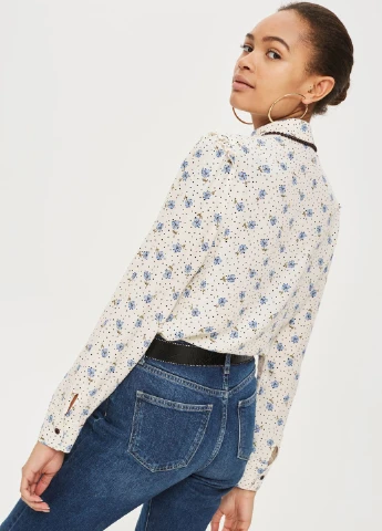 Молочна блузка Topshop