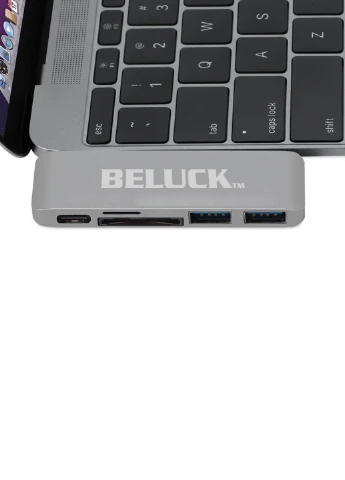 USB hub картридер 5 в 1 Type-C / USB 3.0 / SD / MicroSD BELUCK UFT (247083986)