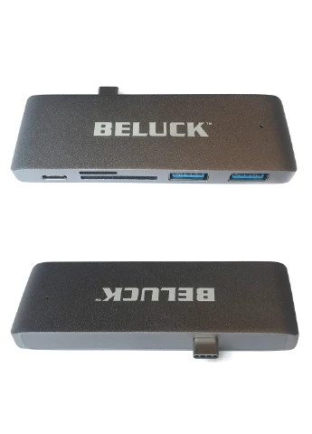 USB hub картридер 5 в 1 Type-C / USB 3.0 / SD / MicroSD BELUCK UFT (247083986)