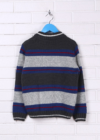 Комбинированный зимний свитер пуловер Sun City