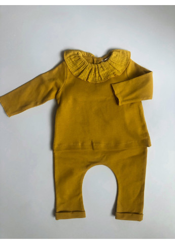Желтый демисезонный костюм кофта + штаны idilbaby mamino 14203 Idil Baby Mamino