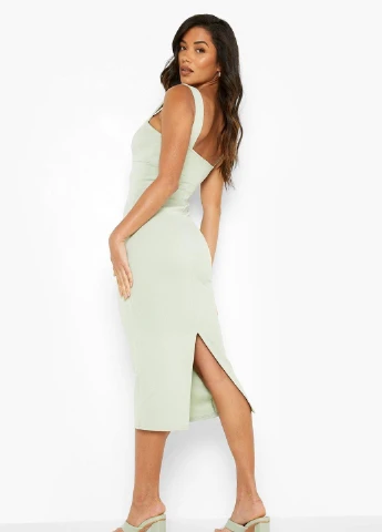 Оливкова (хакі) сукня Boohoo