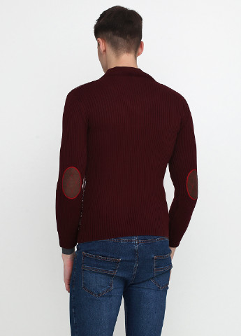 Темно-бордовый зимний пуловер пуловер BY KEVIN