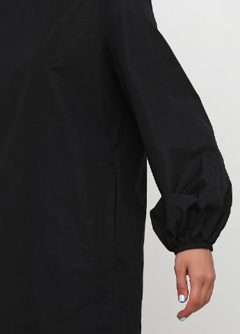 Черное кэжуал платье баллон Cos однотонное