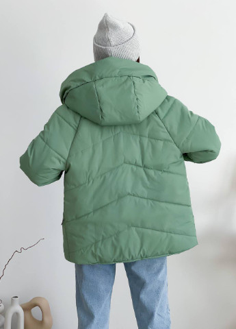 Зеленая демисезонная куртка Moni&co
