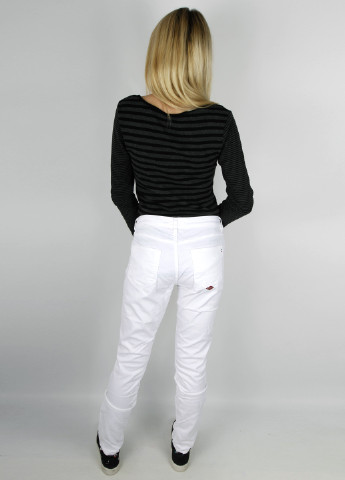 Белые кэжуал демисезонные зауженные брюки Unlimited