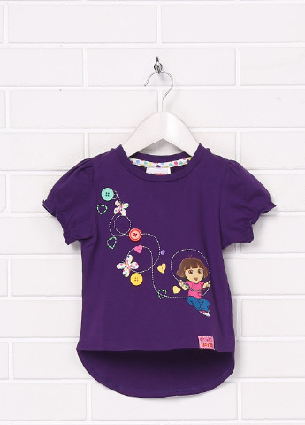 Фиолетовая летняя футболка TU