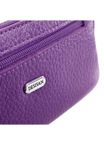 Жіноча шкіряна ключниця 12х7х1 см Desisan (212705801)