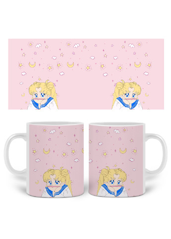 Кружка Сейлор Мун (Sailor Moon) 330 мл горнятко керамічне (20259-2912) MobiPrint (224806117)