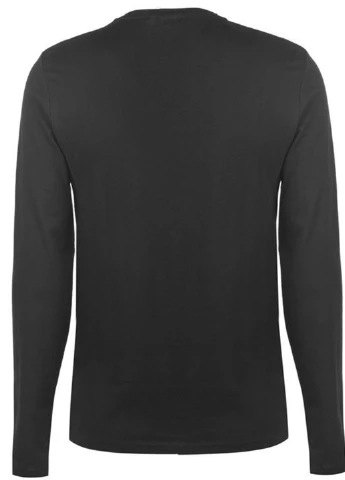 Черный демисезонный кэжуал лонгслив Lee Cooper с надписями