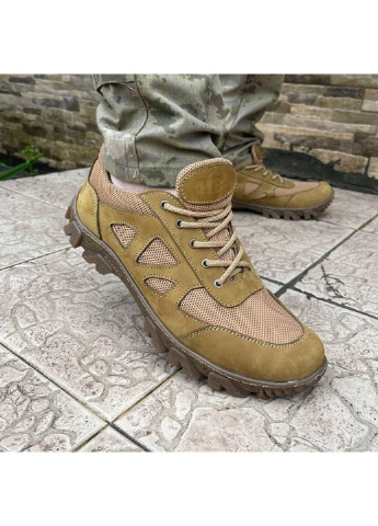 Коричневі Осінні кросівки чоловічі тактичні літні сітка зсу (зсу) 7103 42 р 27 см коричневі No Brand