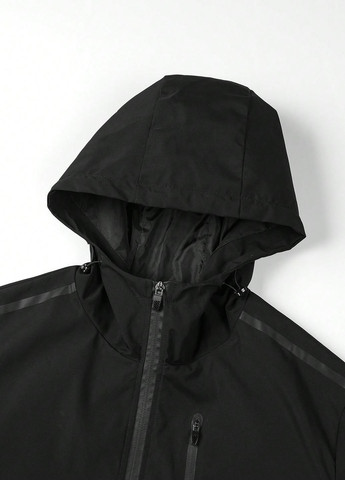 Чорна демісезонна куртка SHEIN